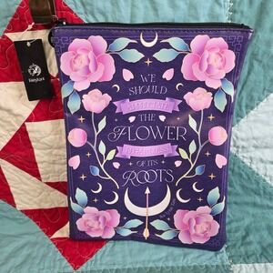 FairyLoot Daughter of the Moon Goddess Sue Lynn Tan Book Sleeve Purple Floral
